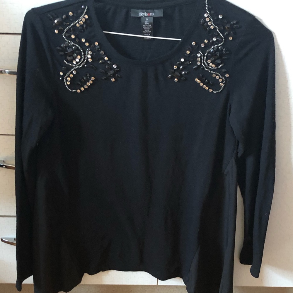 Blouse with sequins - Picture 2 of 2